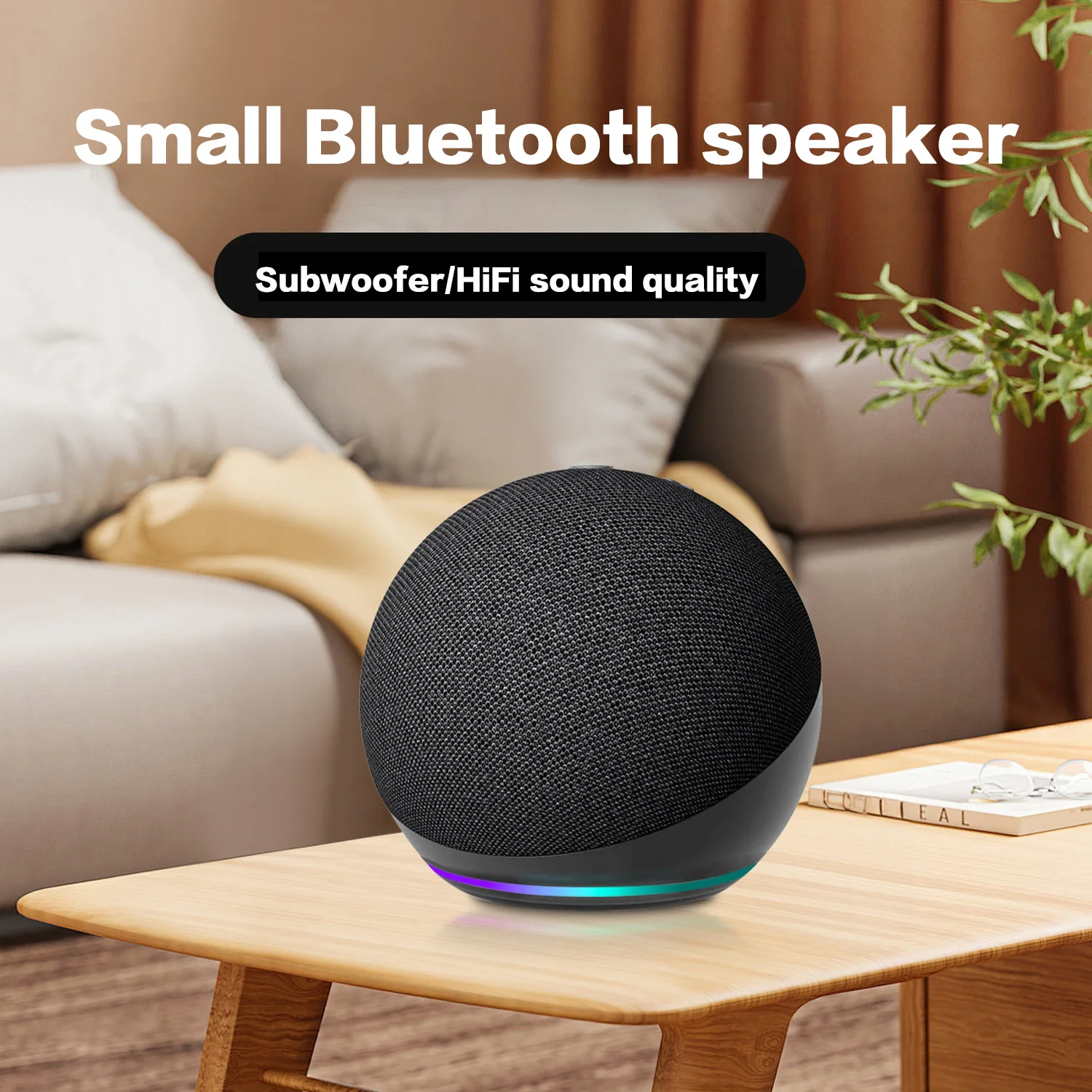 Amazon Speaker Echo Pop - Маленький Bluetooth-динамик Echo Dot 5-й Открытый