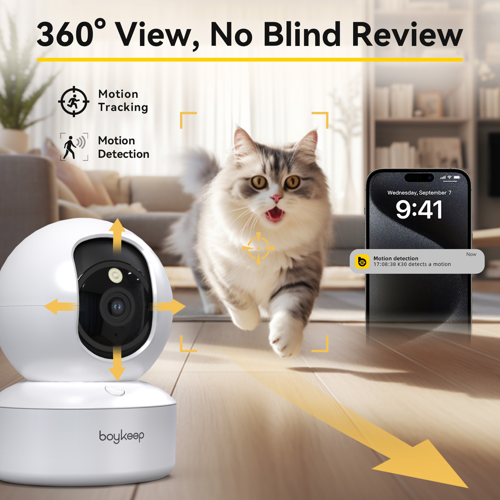 Eufy Camera E220 - Камера для домашних собак Boykeep 2K